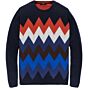 R-neck cotton/wool jacquard Salute VKW206328-5281