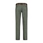 Pantalon swing front green wool 2160-0148