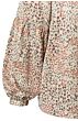 Printed puff sleeve blouse 1101215-112-412101