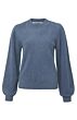 Fluffy yarn sweater WIND BLUE 1-000136-209-73912