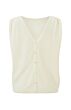 Sleeveless sweater WOOL WHITE 1-000205-304-99691