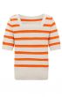 Stripe sweater EXOTIC ORANGE 1-000367-405-614531