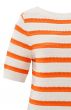Stripe sweater EXOTIC ORANGE 1-000367-405-614531