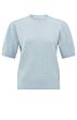 Cable round sweater ICE BLUE 1-000377-409-99955