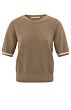 Textured sweater CARIBOU BROWN 1-000450-503-81017
