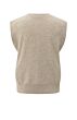 Gilet V-hals SAND MELANGE 1-010120-508-99007
