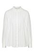 Romantic button up blouse WHITE 1-201011-209-00000