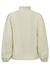 Blouse with ruffled neck 1-201030-302-40105