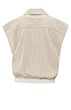 Sleeveless blouse HUMUS BEIGE 1-201141-503-513041