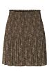 Plisse skirt with print 1-401004-207-912161