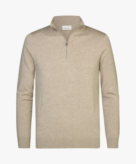 PULLOVER HALFZIP BEIGE PP2J00010C-F