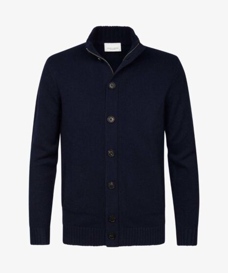 CARDIGAN KNIT NAVY PPUJ30024A-P