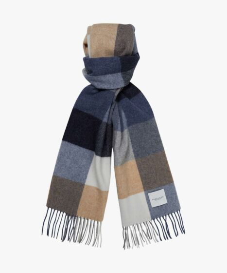 SCARF LAMBSWOOL BLUE PPUS30003C-M