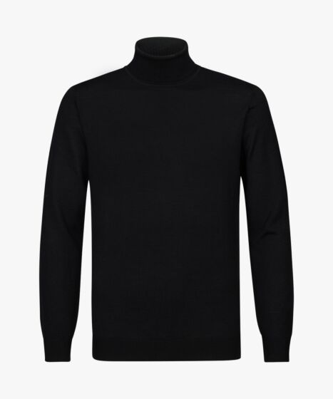 PULLOVER ROLL NECK BLACK PPVJ30005A-A