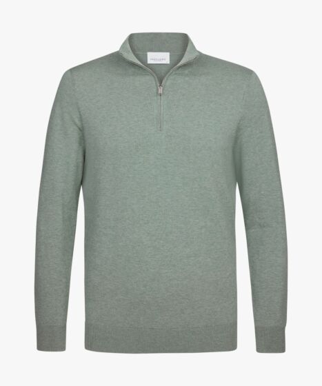 PULLOVER HALF ZIP LS GREEN PPWJ10007E-Z