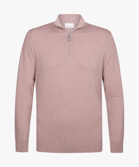 PULLOVER HALF ZIP LS D PINK PPWJ10007F-T3