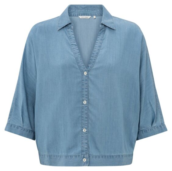 Lightweight chambray blouse 1-201162-504-99308