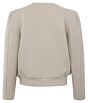 Sweatshirt with puffed sleeves 1-109010-208-61102