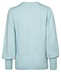 Rib stitch balloon slv sweater 1000572-212-34103