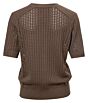Mesh stitch cardigan 1010160-215-80513
