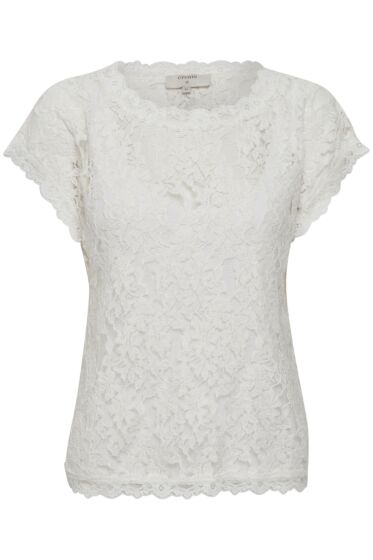 Vivi Lace Blouse Chalk 10604513-60034