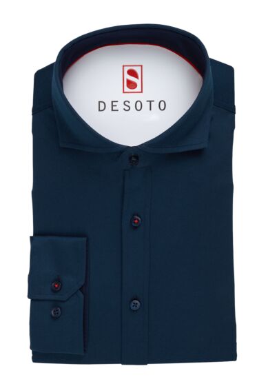 Desoto shirt flex jersey donkerblauw