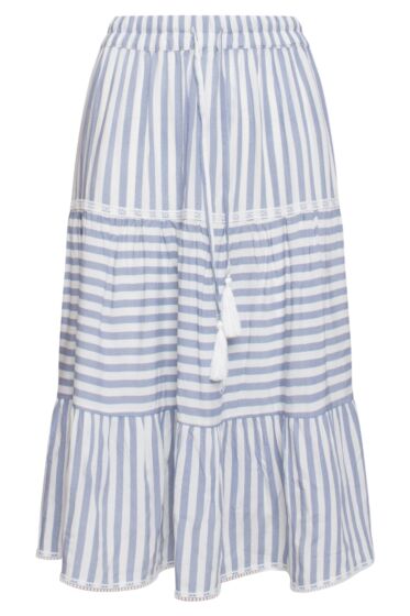 Skirt 000 / light blue- wh 22013-000