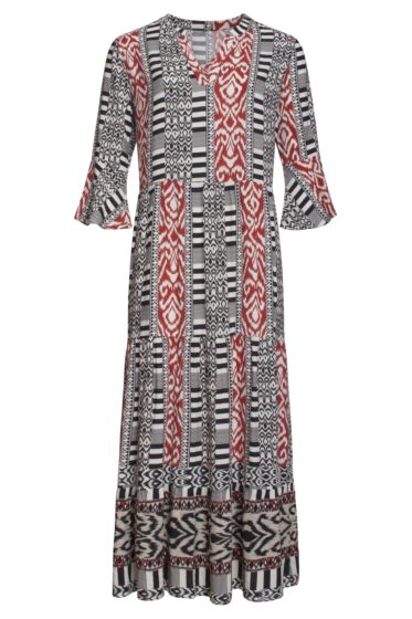 Dress 009 / brown-black&wh 22137-009