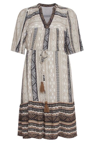 Jurk atzec print 23342-720-009