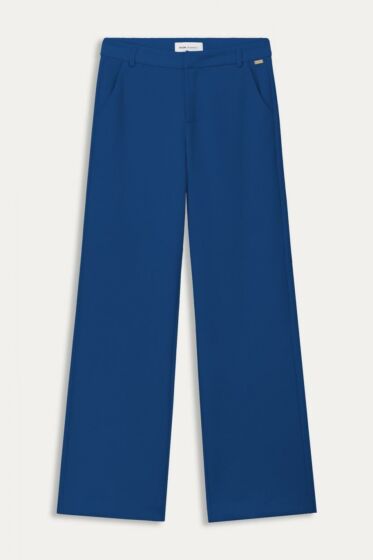 Pantalon POM pique wide leg ink blue