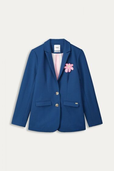 Blazer POM pique ink blue