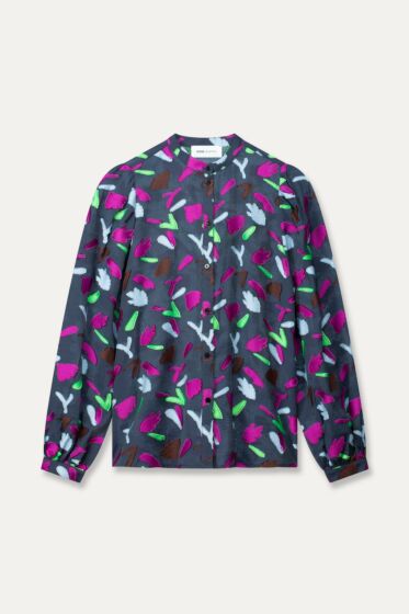 Blouse POM featherfest blue