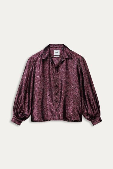 Blouse POM violet festive pink