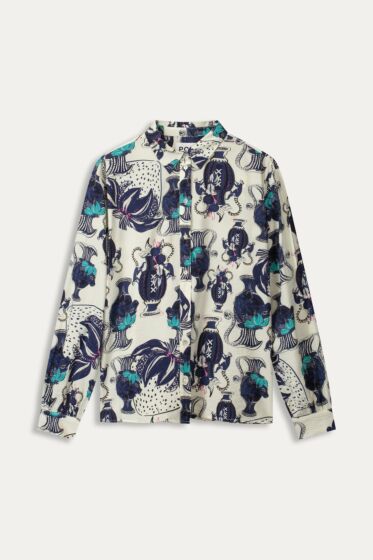 Blouse POM milly vases cream