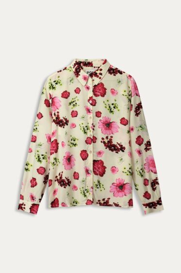 Blouse POM mila bouquet creeam