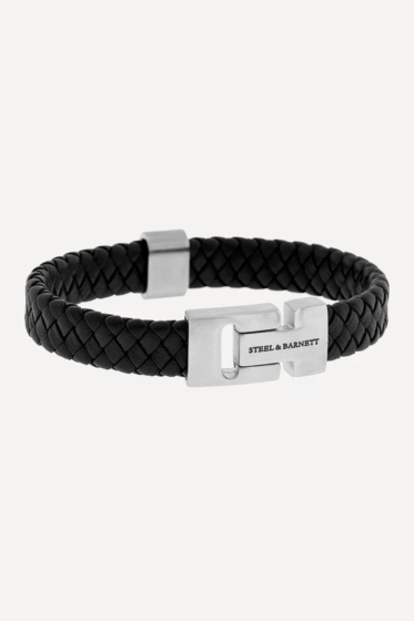 Armband harrison black silver lbh-001