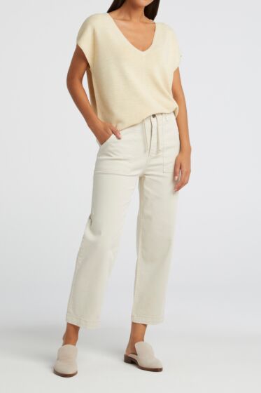 7/8 cargo chino BONE WHITE 1201138-113-20105