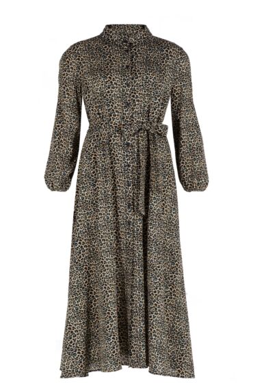 Jurk ninte blouse lang doorknoop wa515-w20-1302