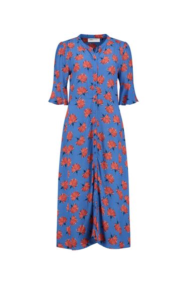 Jurk Stacy Flowers Marina Blue SP6836