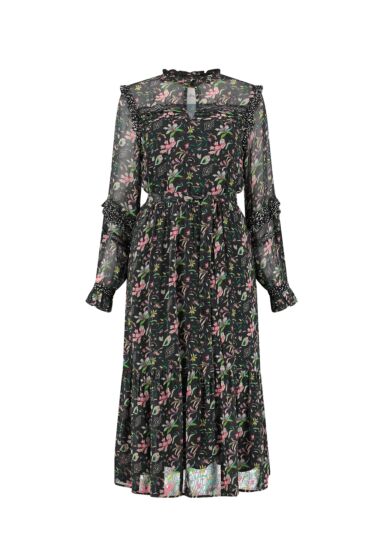 DRESS - Flower Blaze Anthracite SP7053