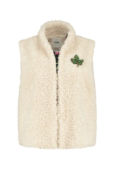 GILET - Teddy Ecru SP7123