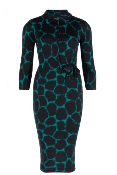Jurk djoa blouse lang doorknoop vg563-w20-1302