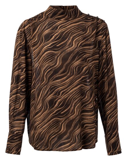 High neck top with button 1901325-023-942051