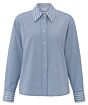 Stripe mix blouse BLUE DESSIN 1-201135-502-999771