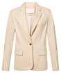 Jersey fitted tailored blazer 150953-214-30607