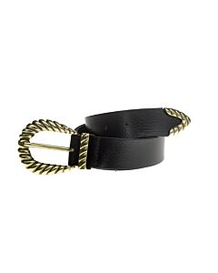 Plain Belt Black Gold 831-35200-9200
