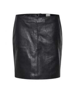 19 THE LEATHER SKIRT Black 10703578-100031