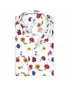 Shirt R2 longsleeve met bloemen print