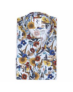 Shirt R2 longsleeve met bloemen print