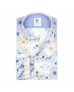 Shirt R2 longsleeve met bloemen print